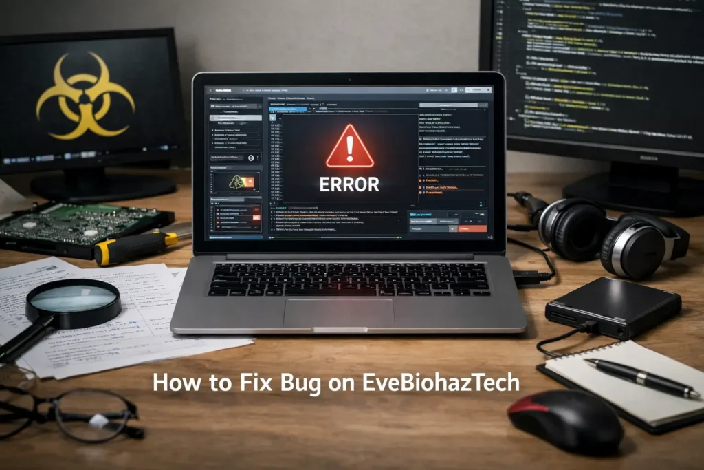 how to fix bug on evebiohaztech