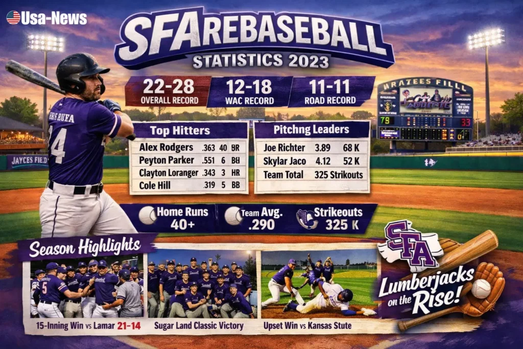 sffarebaseball statistics 2023
