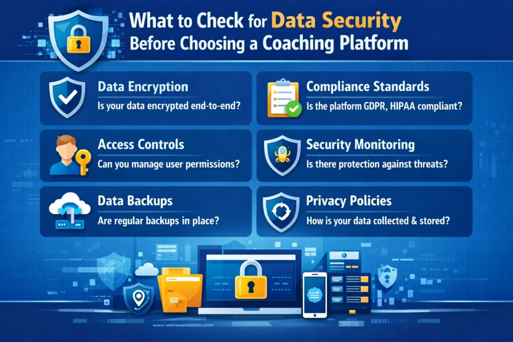 What to Check for Data Security Before Choosing a Coaching Platform